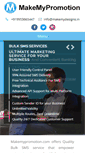 Mobile Screenshot of makemypromotion.com